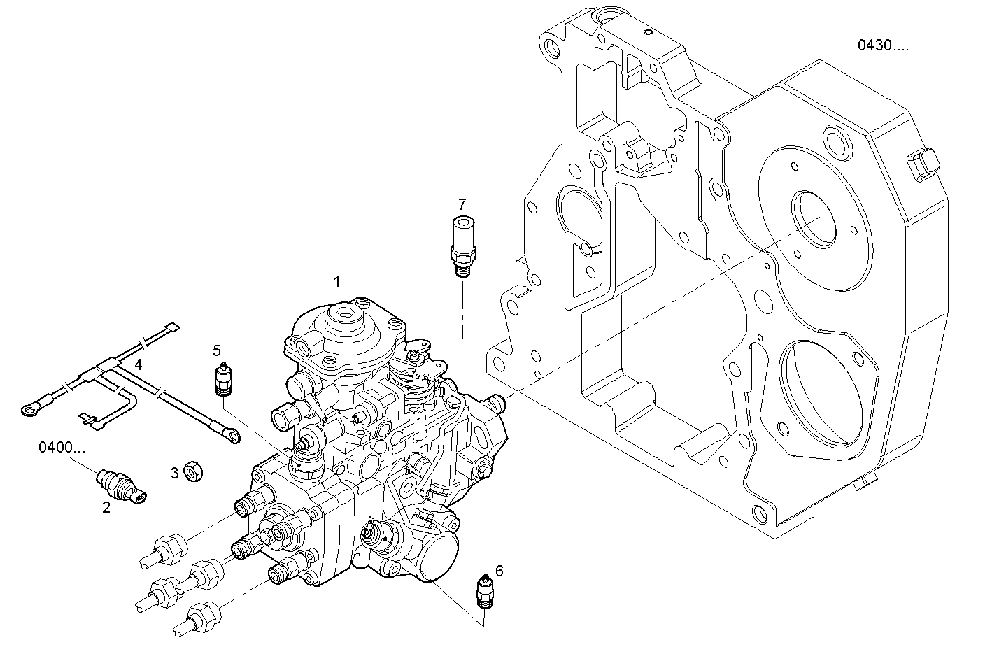 INJECTION PUMP ASSY parts diagram