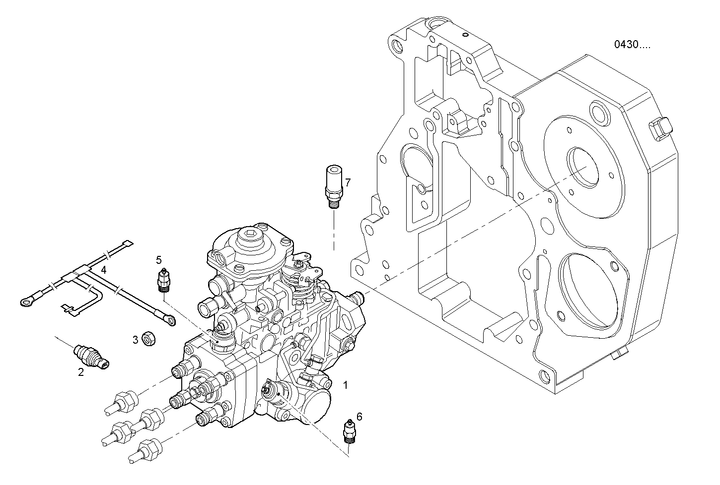 INJECTION PUMP ASSY parts diagram