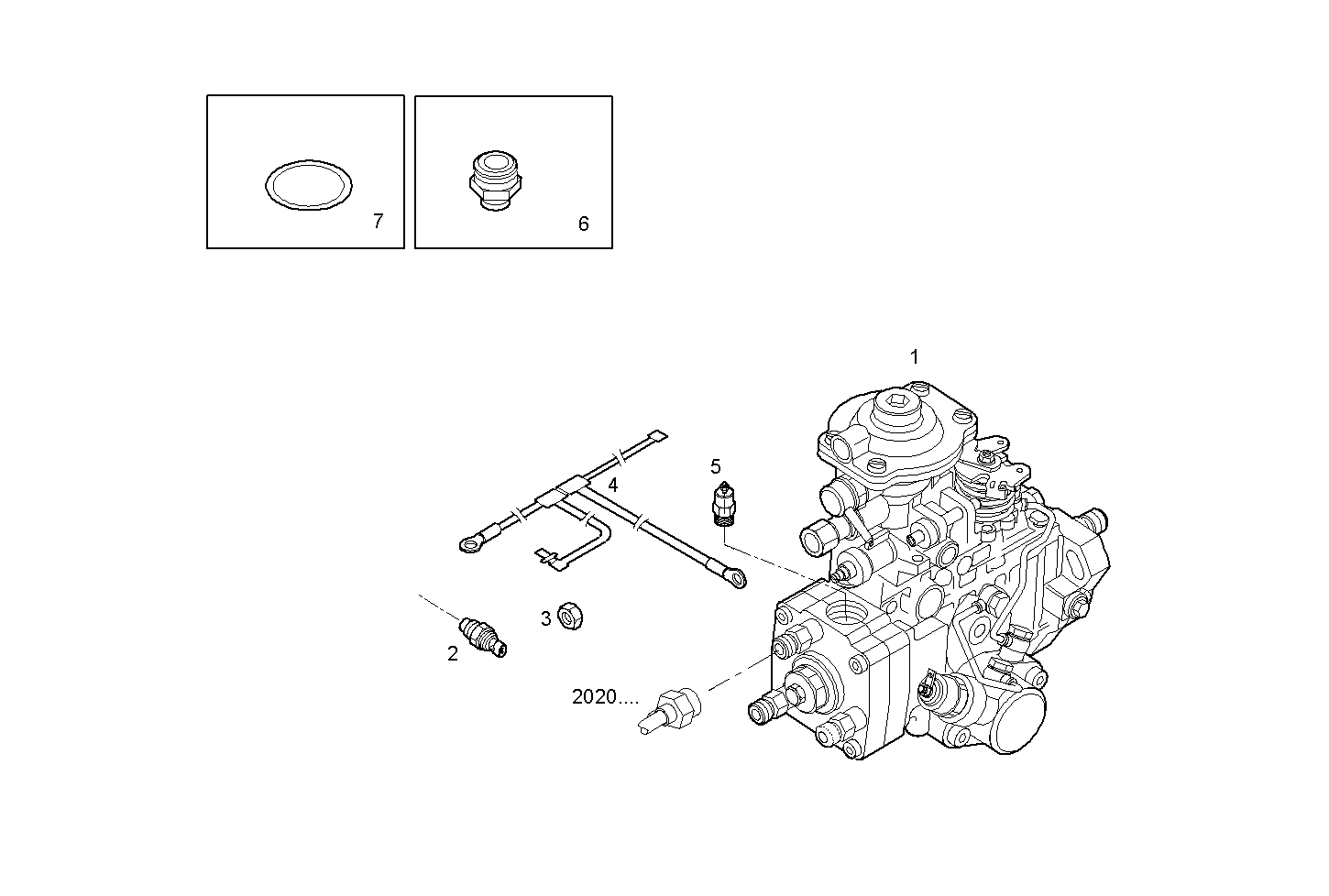 INJECTION PUMP ASSY parts diagram