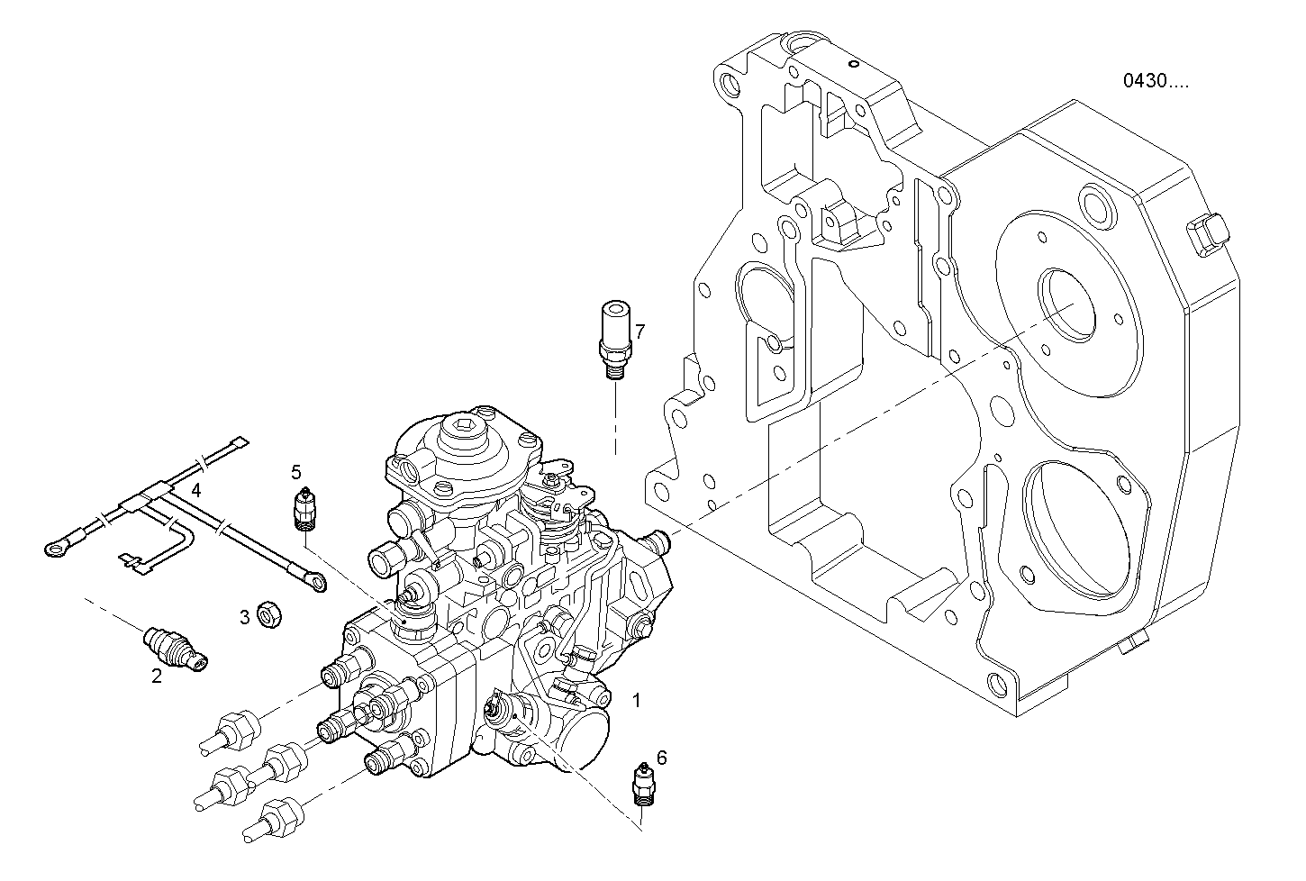 INJECTION PUMP ASSY parts diagram