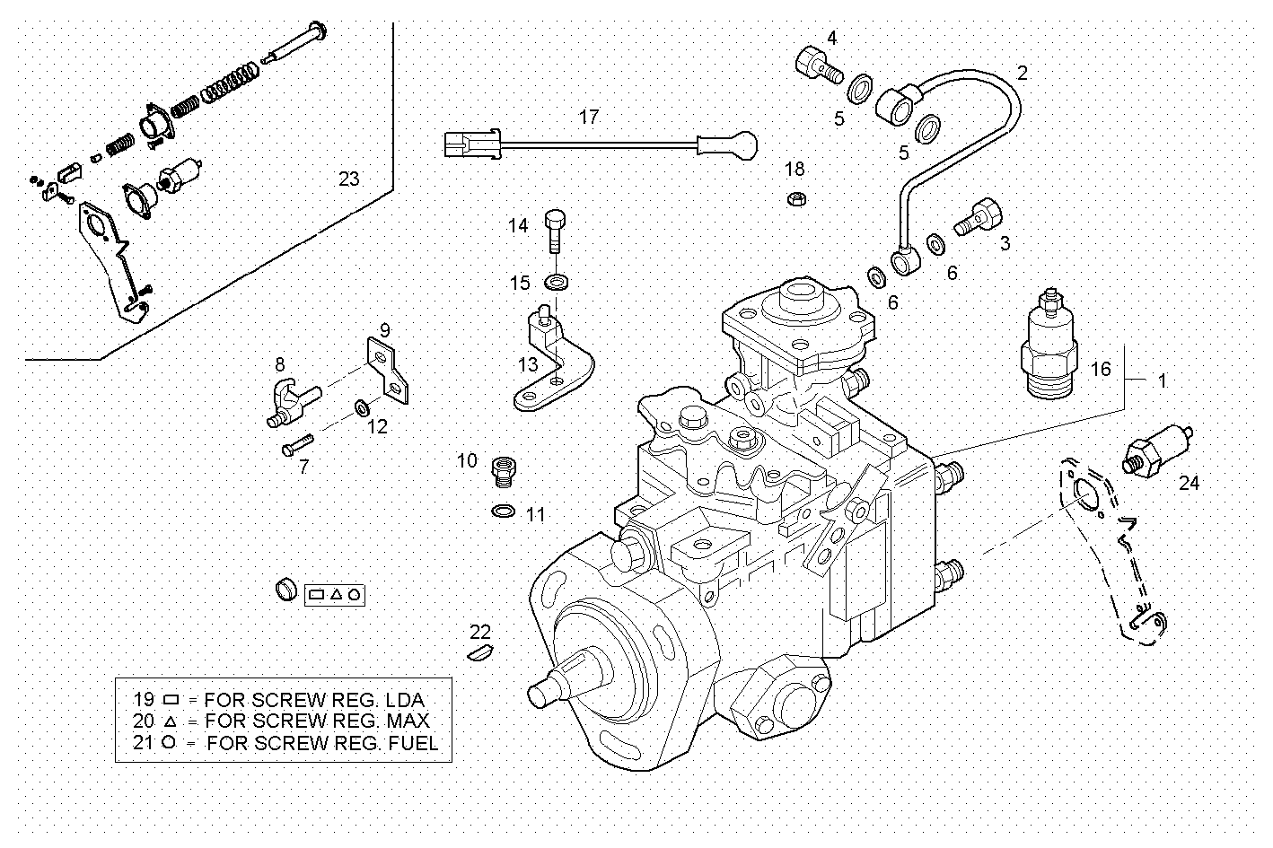 INJECTION PUMP ASSY parts diagram