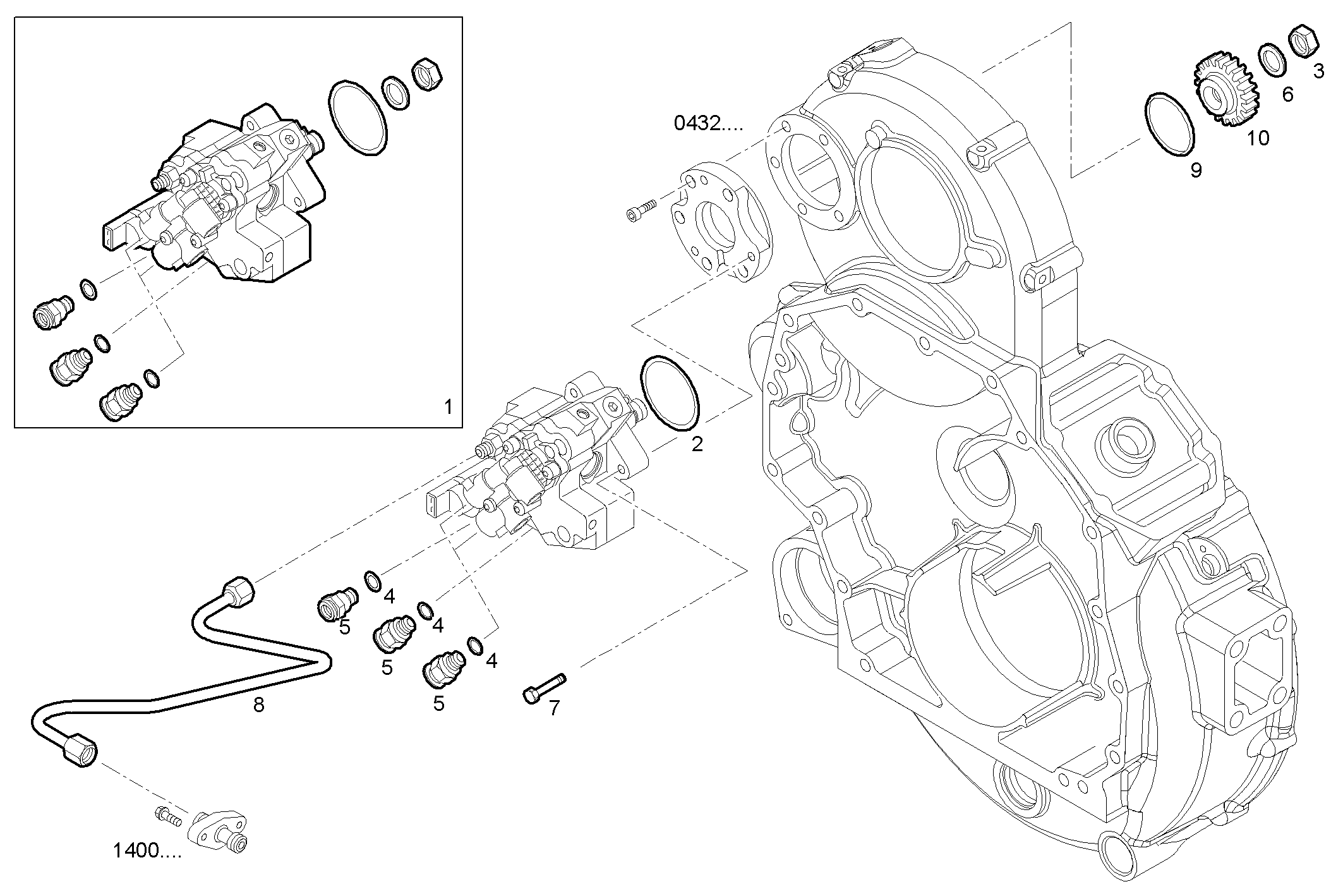 INJECTION - F2CE9687C*E001 CURSOR 9 - TIER 3 parts diagram