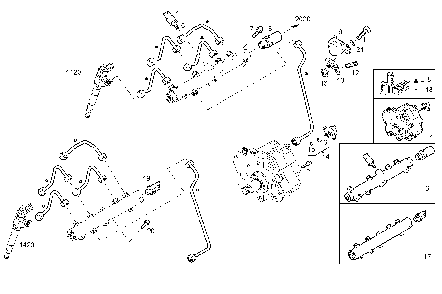 INJECTION parts diagram
