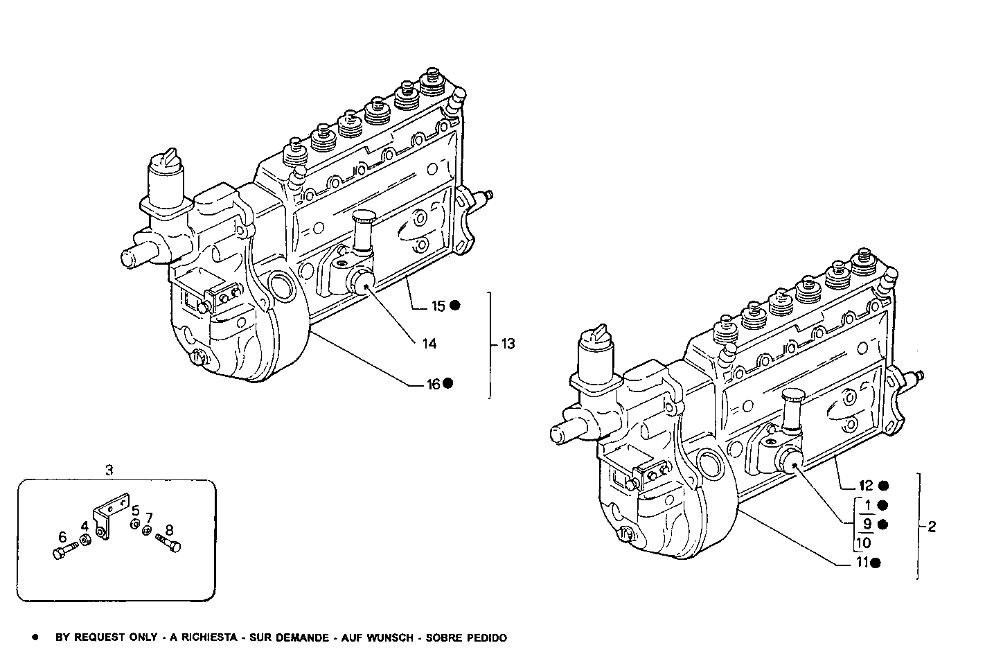 INJECTION PUMP ASSY parts diagram