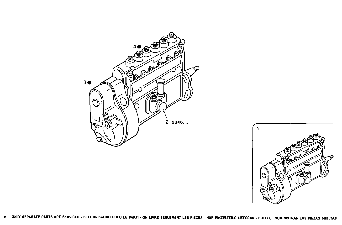 INJECTION PUMP ASSY parts diagram