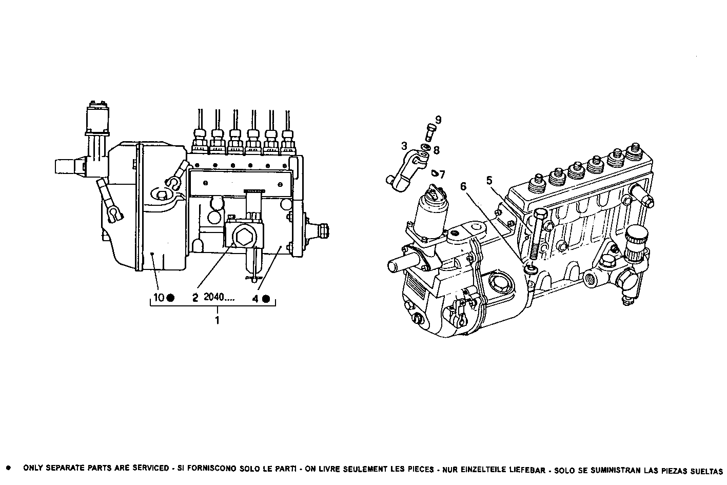 INJECTION PUMP ASSY parts diagram