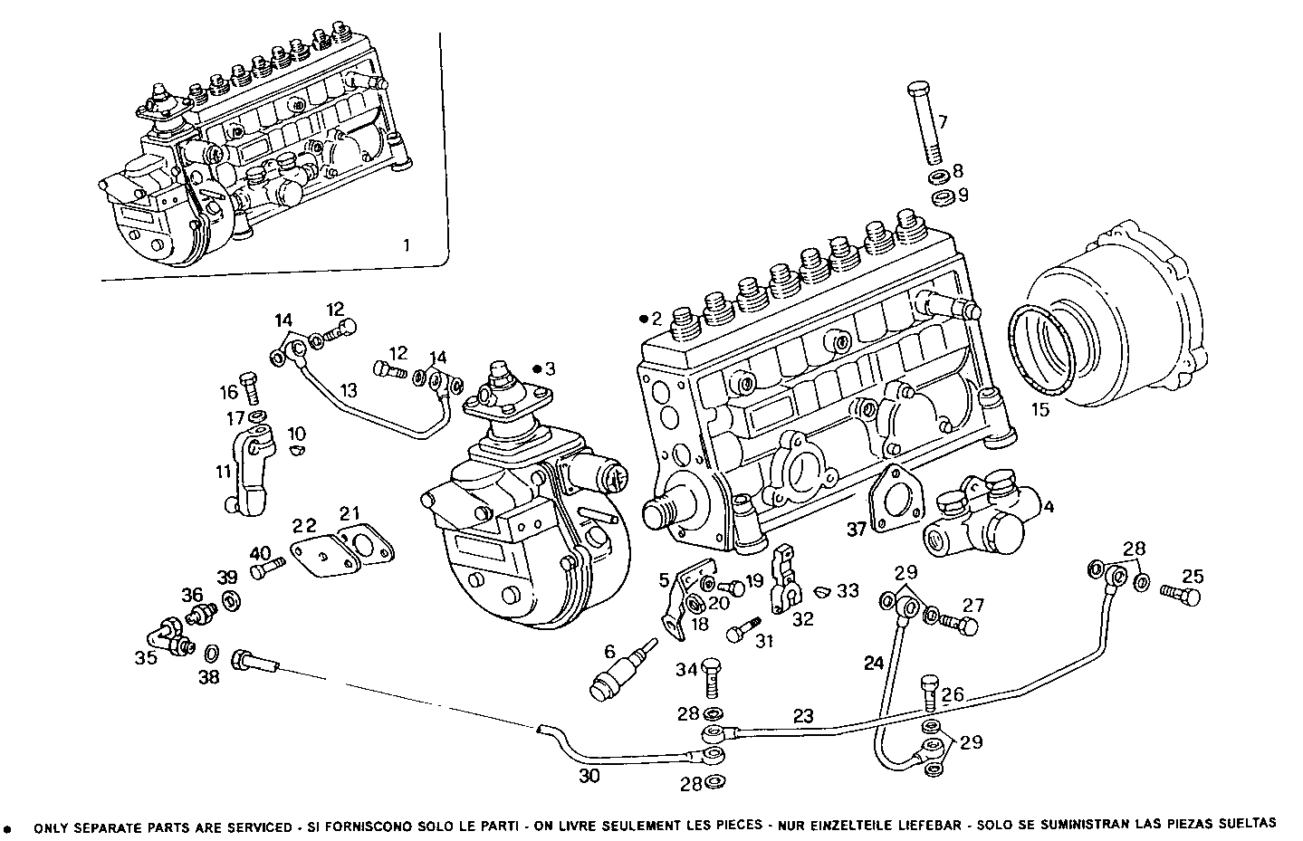 INJECTION PUMP ASSY parts diagram