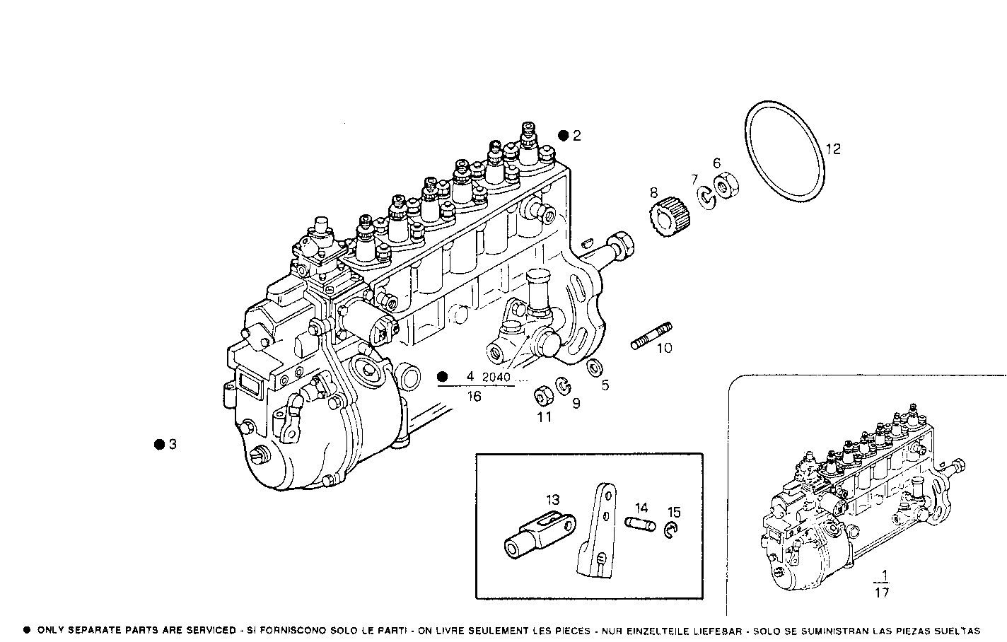 INJECTION PUMP ASSY parts diagram