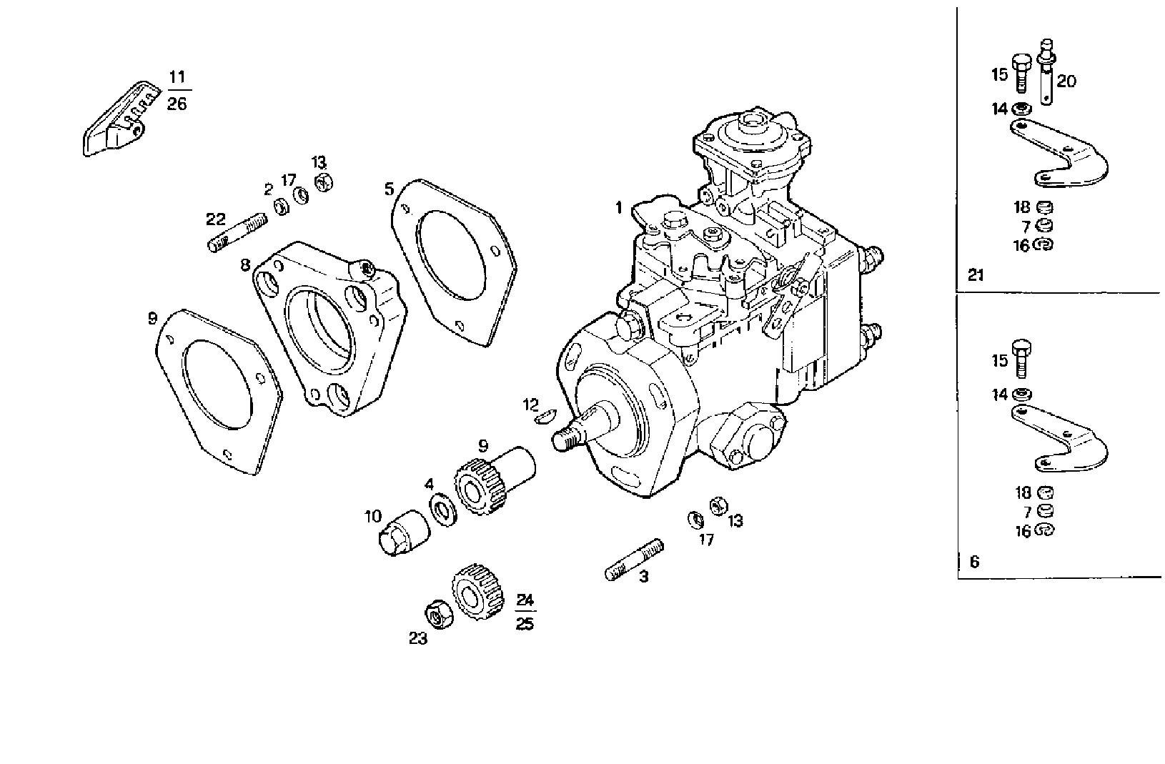 INJECTION PUMP ASSY parts diagram