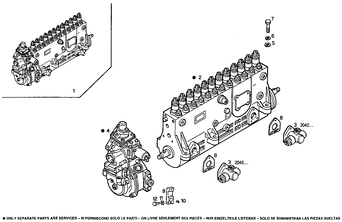 INJECTION PUMP ASSY parts diagram