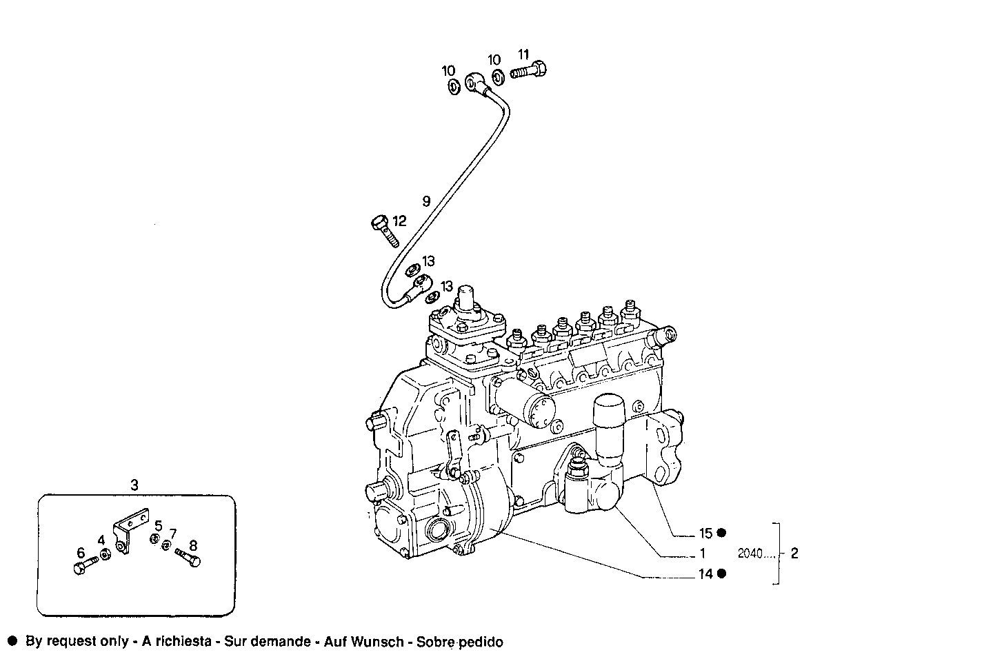INJECTION PUMP ASSY parts diagram