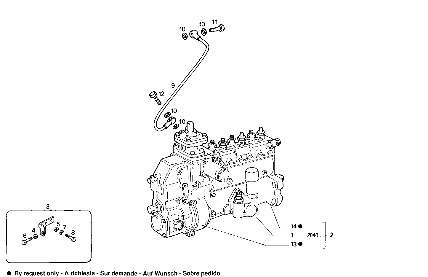 INJECTION PUMP ASSY parts diagram