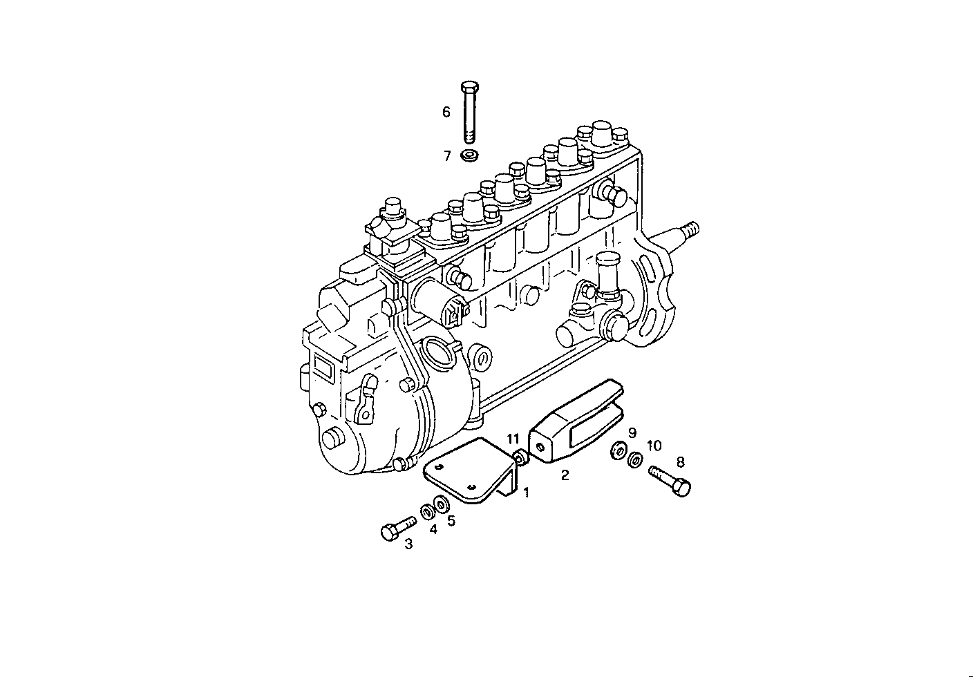 INJECTION PUMP ASSY parts diagram