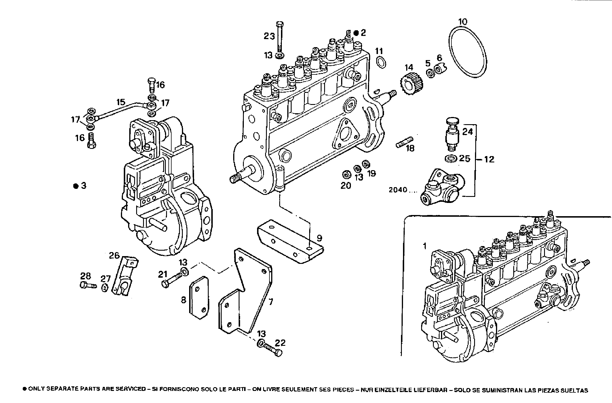 INJECTION PUMP ASSY parts diagram