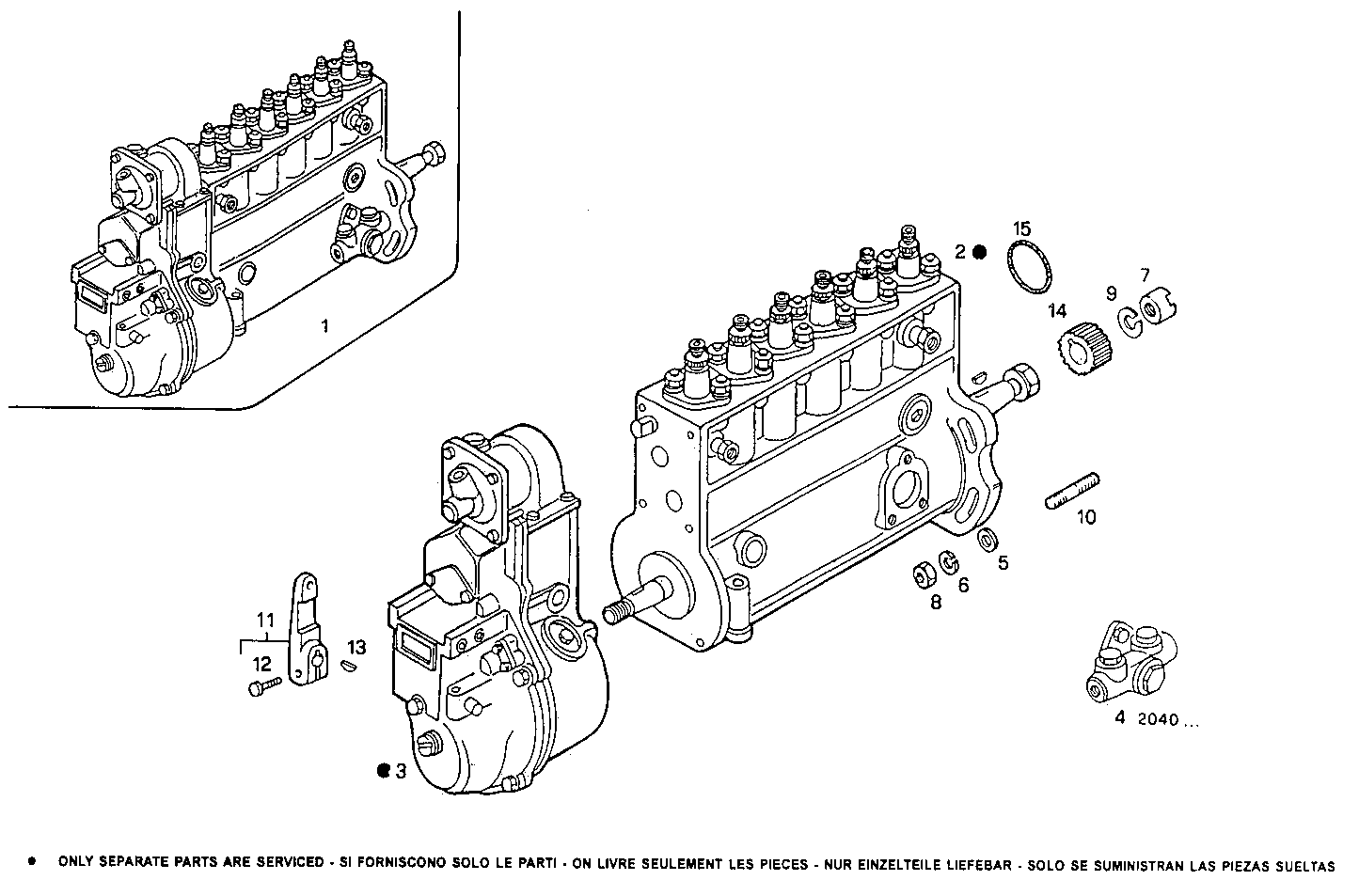INJECTION PUMP ASSY parts diagram