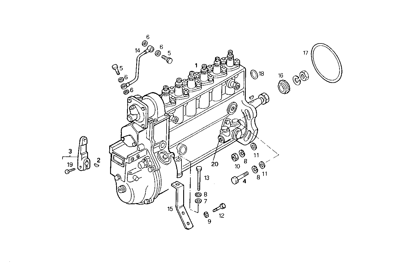 INJECTION PUMP ASSY parts diagram