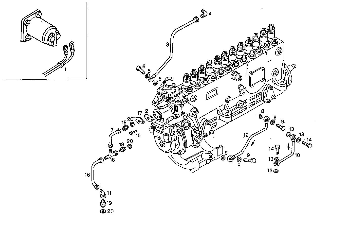 INJECTION PUMP ASSY parts diagram