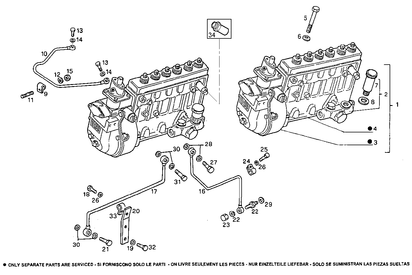 INJECTION PUMP ASSY parts diagram
