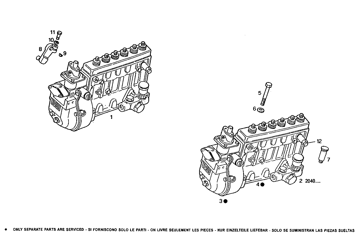 INJECTION PUMP ASSY parts diagram