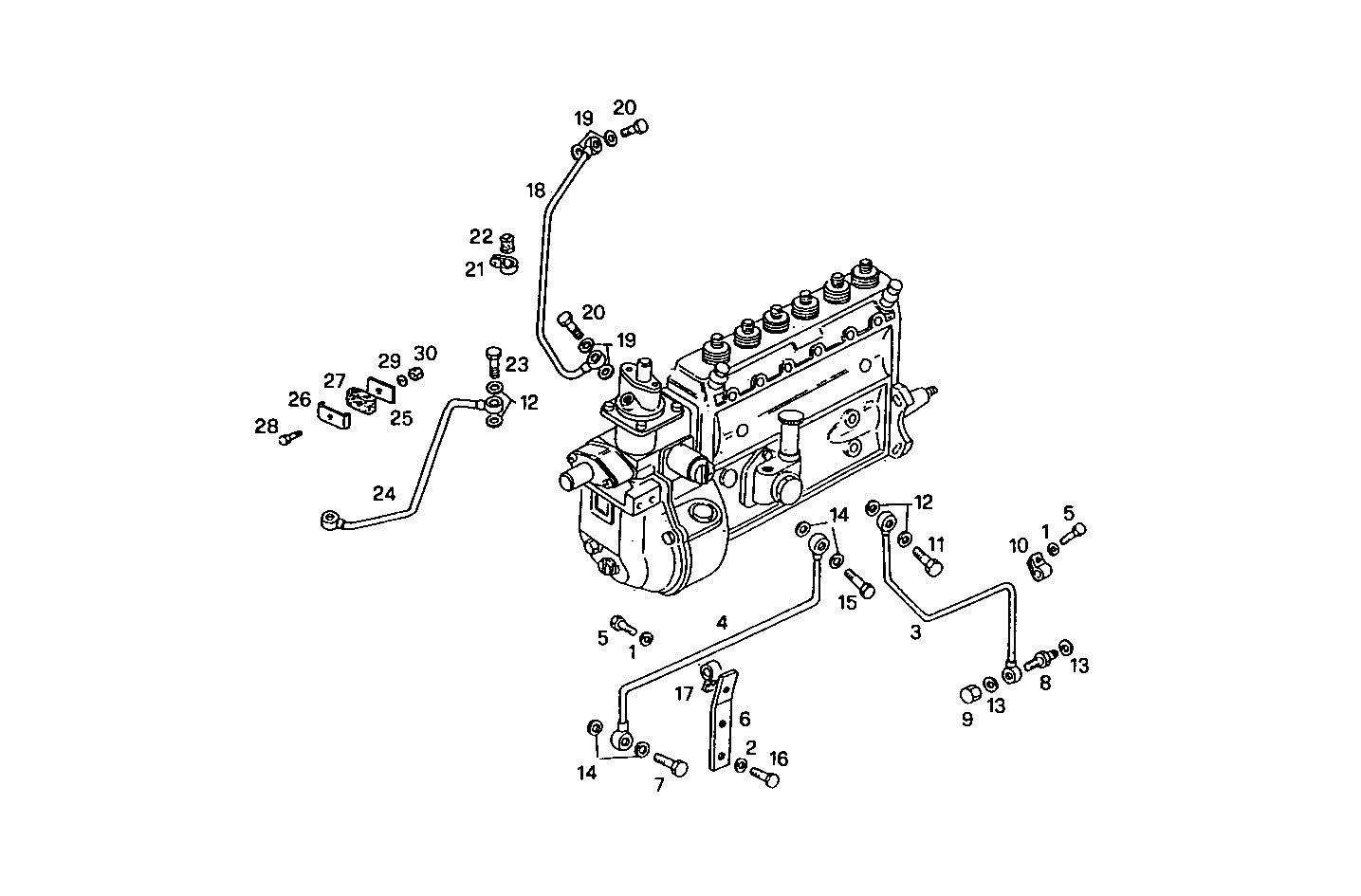 INJECTION PUMP ASSY - 8210SRM36.32 8210SRM36 parts diagram