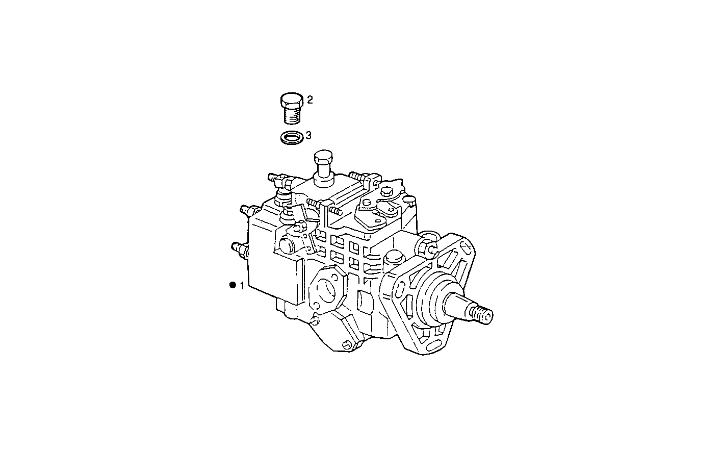 INJECTION PUMP ASSY parts diagram