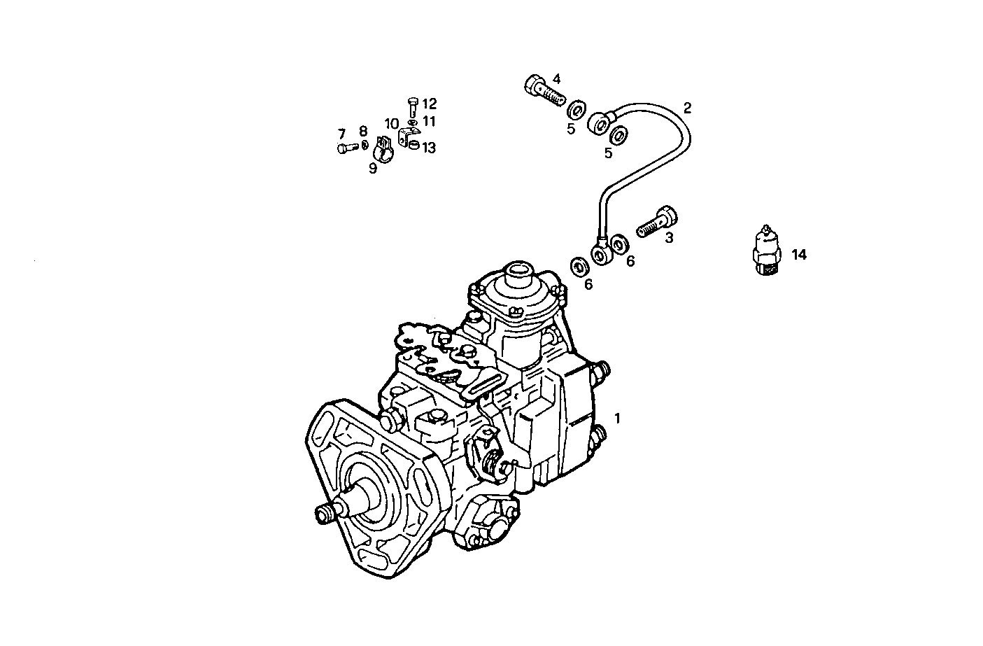 INJECTION PUMP ASSY parts diagram