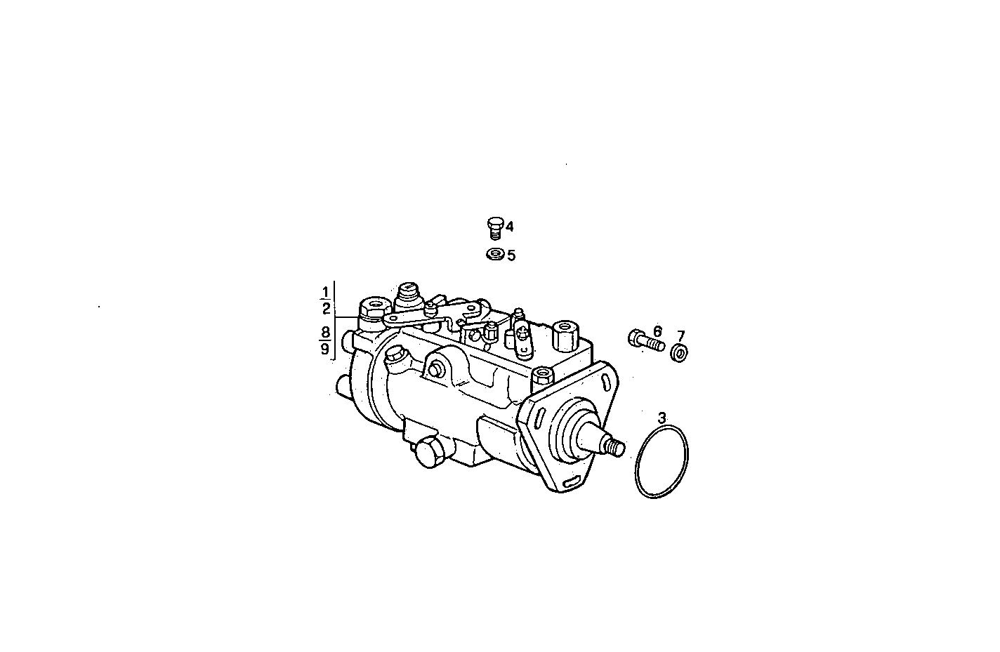 INJECTION PUMP ASSY parts diagram