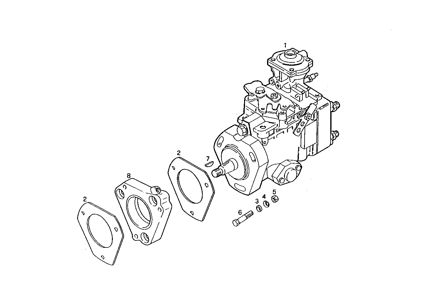 INJECTION PUMP ASSY parts diagram