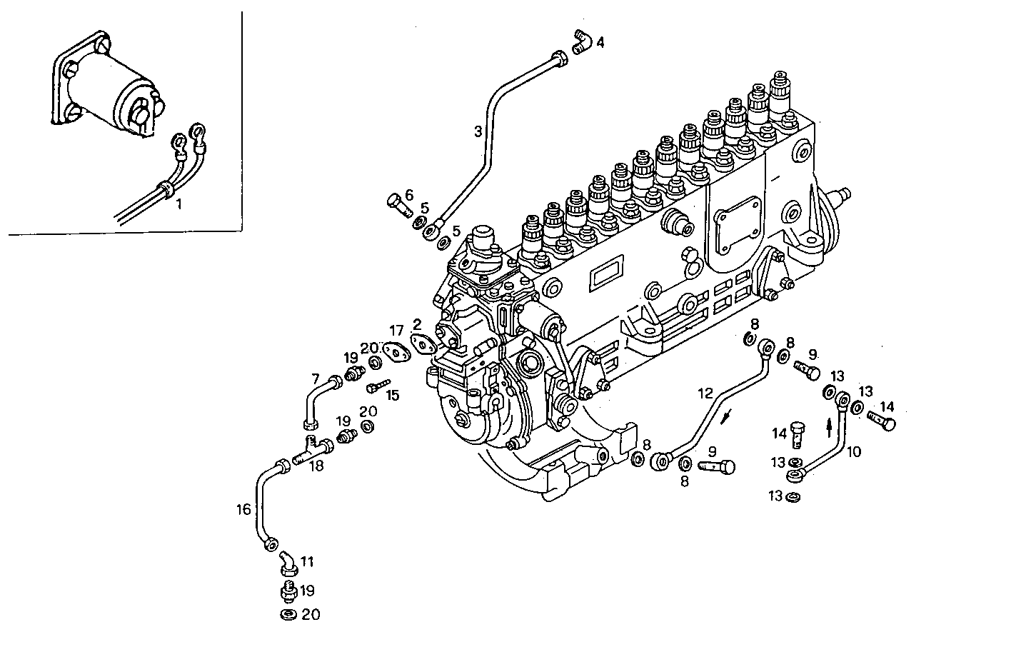 INJECTION PUMP ASSY parts diagram