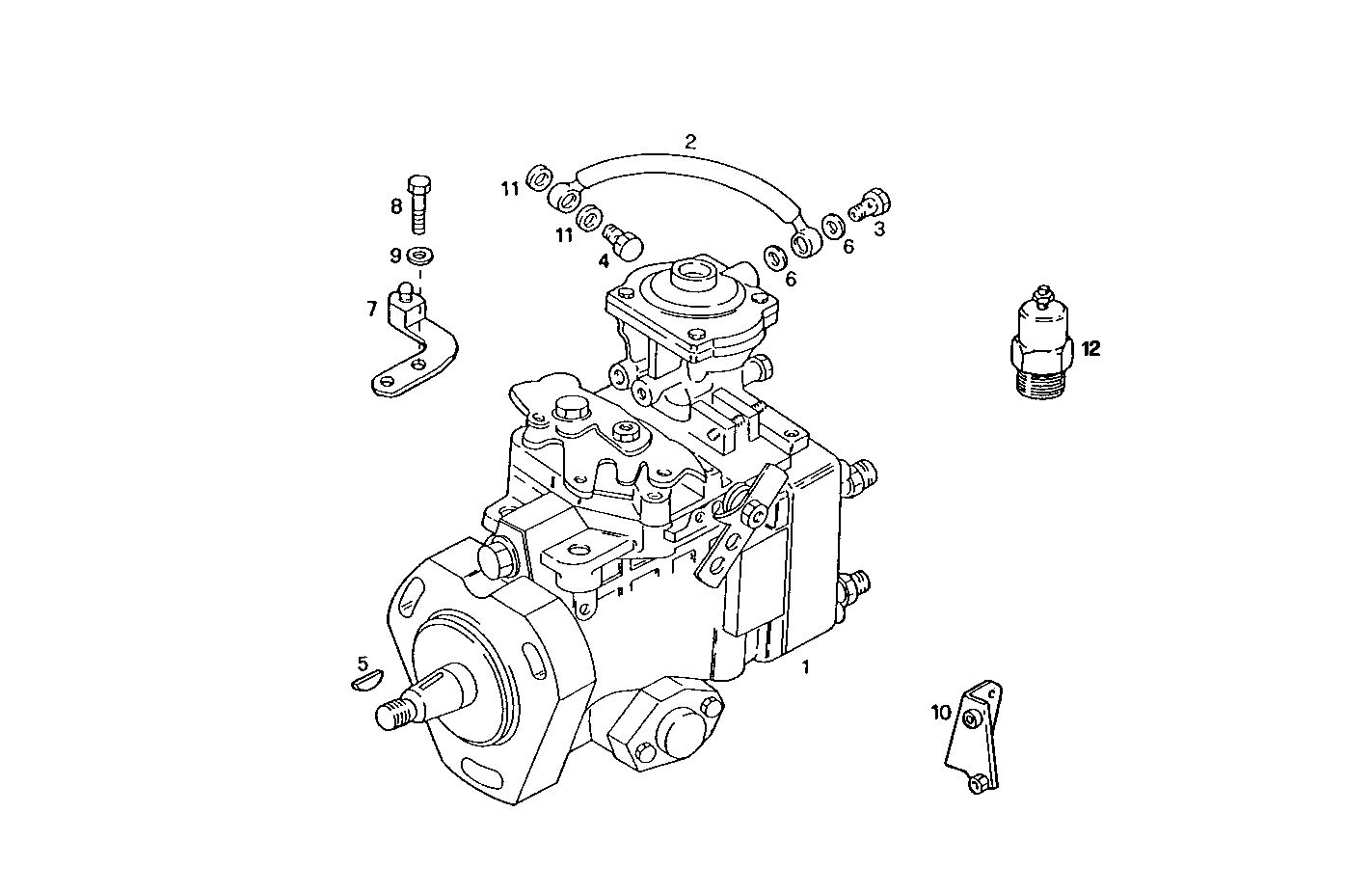 INJECTION PUMP ASSY parts diagram