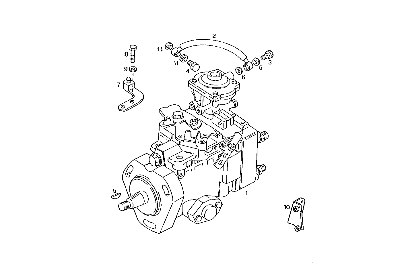 INJECTION PUMP ASSY parts diagram