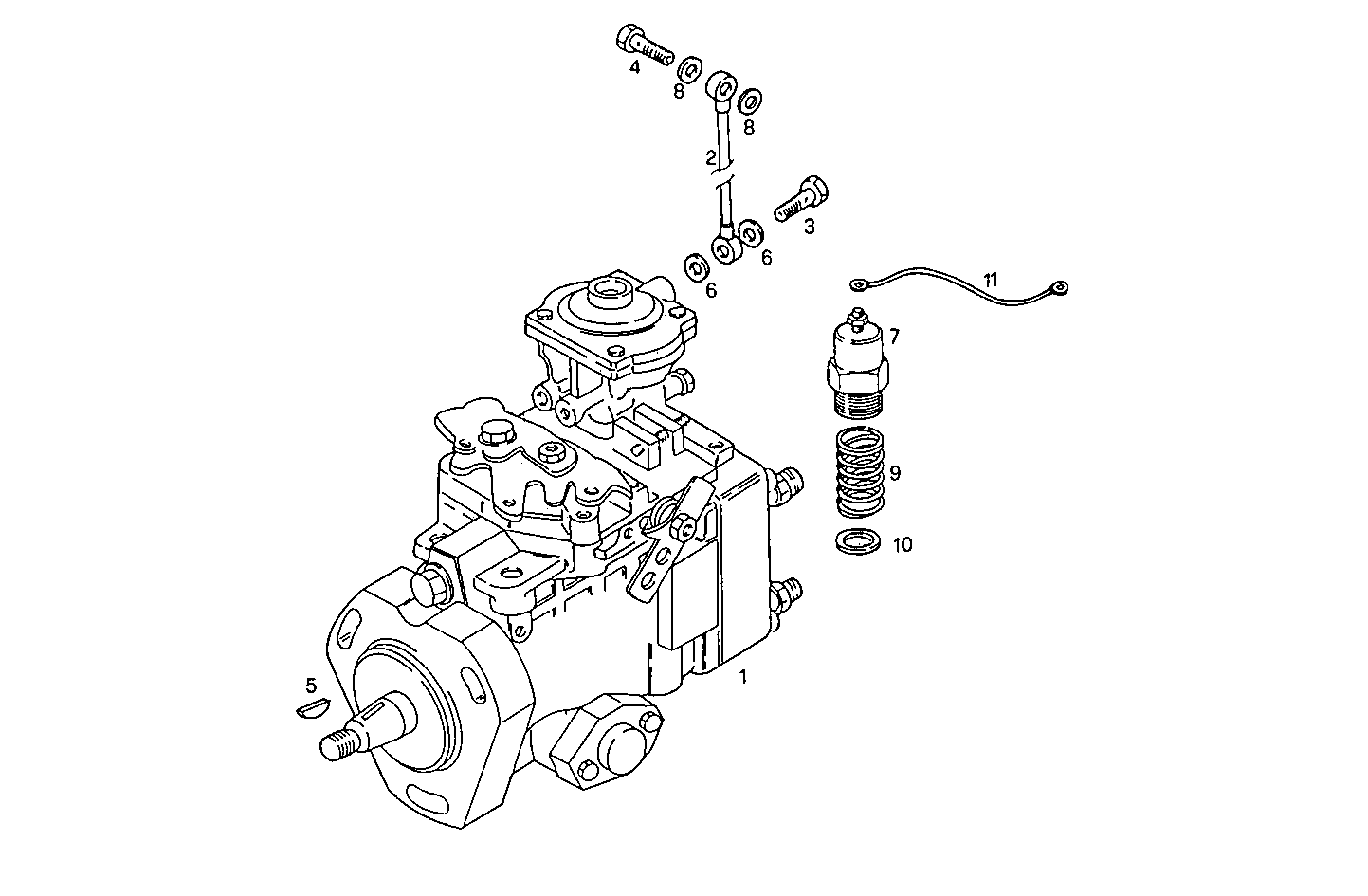 INJECTION PUMP ASSY parts diagram