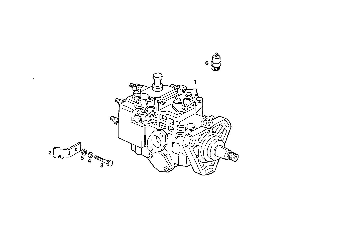 INJECTION PUMP ASSY parts diagram