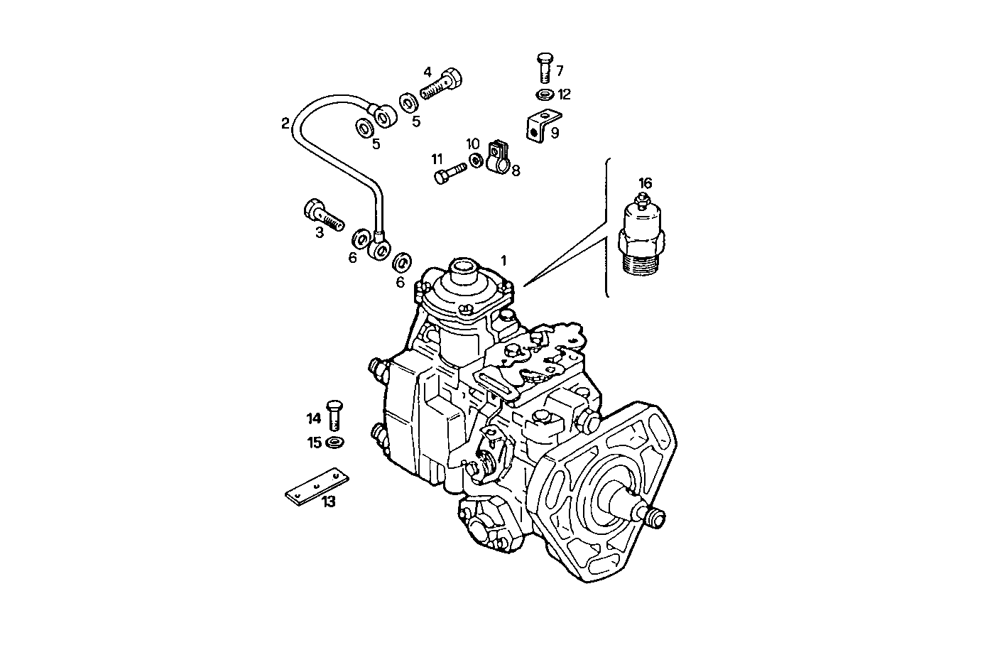 INJECTION PUMP ASSY parts diagram