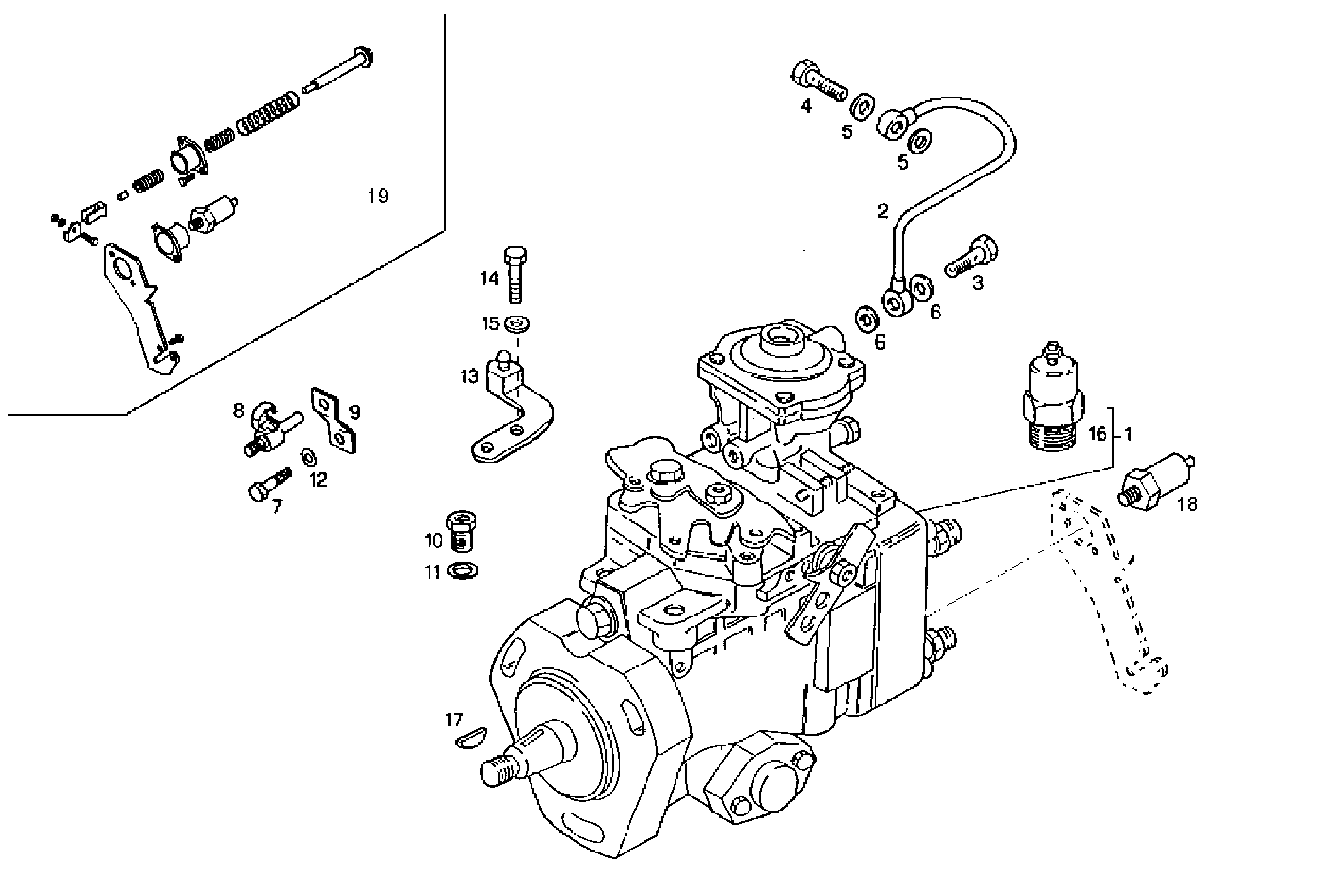 INJECTION PUMP ASSY parts diagram