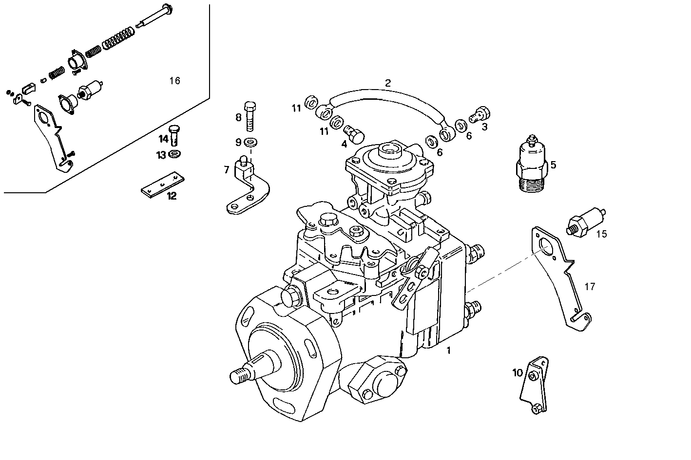 INJECTION PUMP ASSY parts diagram