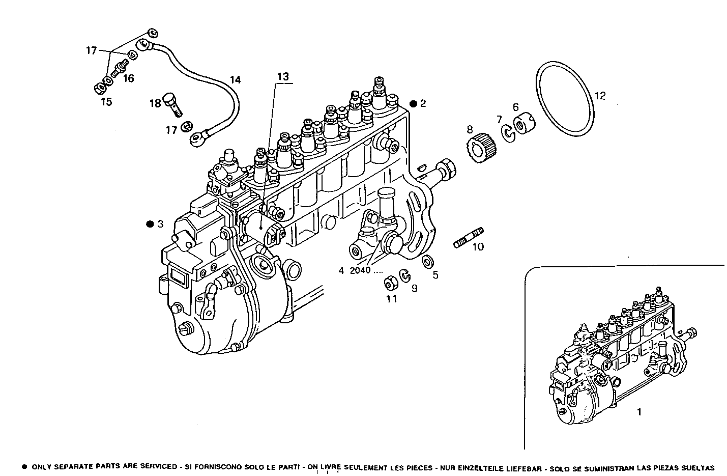 INJECTION PUMP ASSY parts diagram
