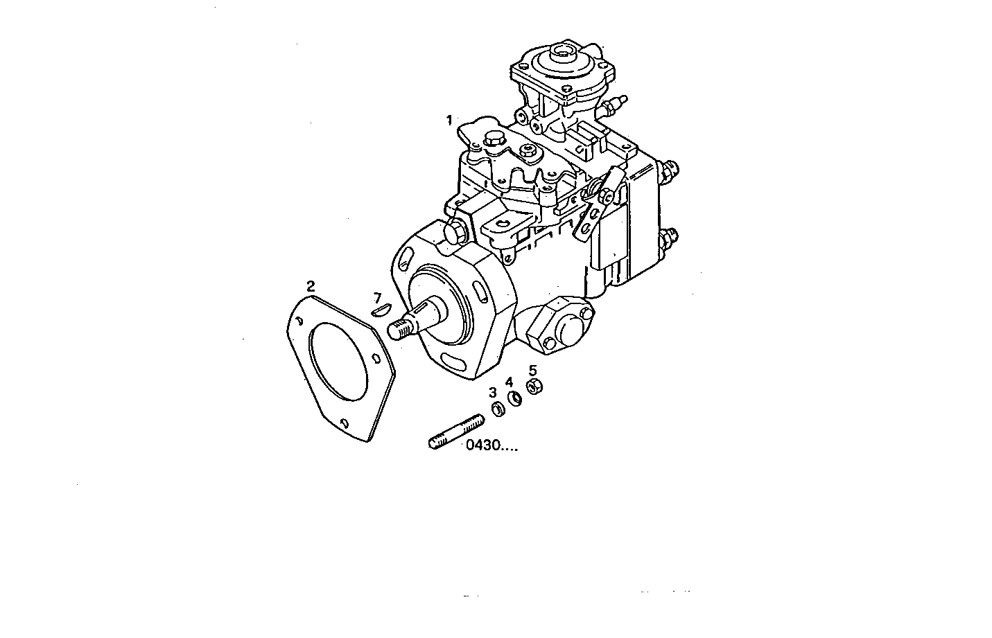 INJECTION PUMP ASSY parts diagram