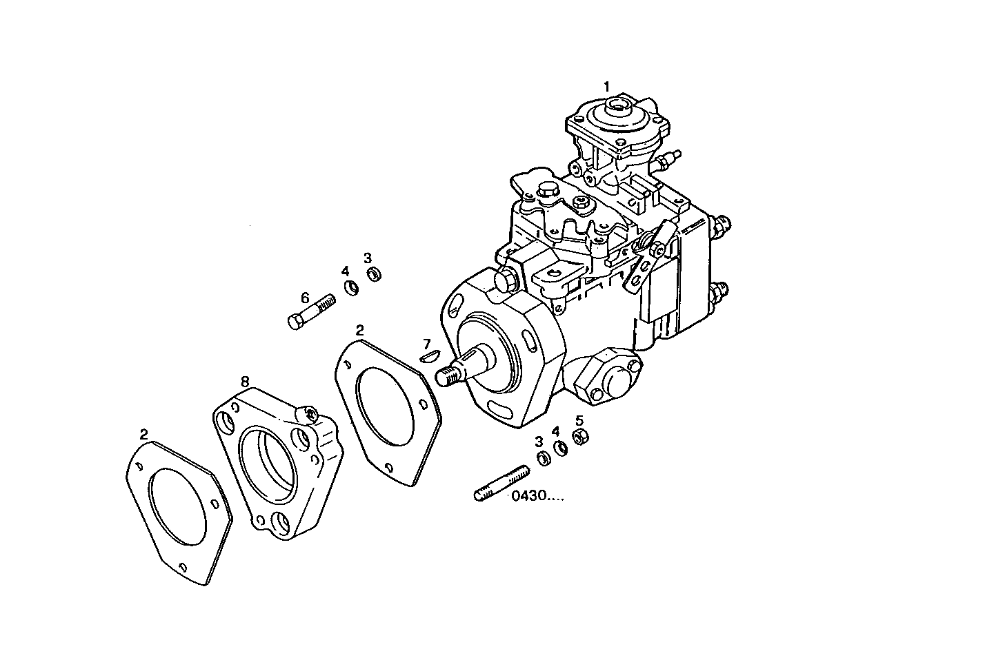 INJECTION PUMP ASSY parts diagram