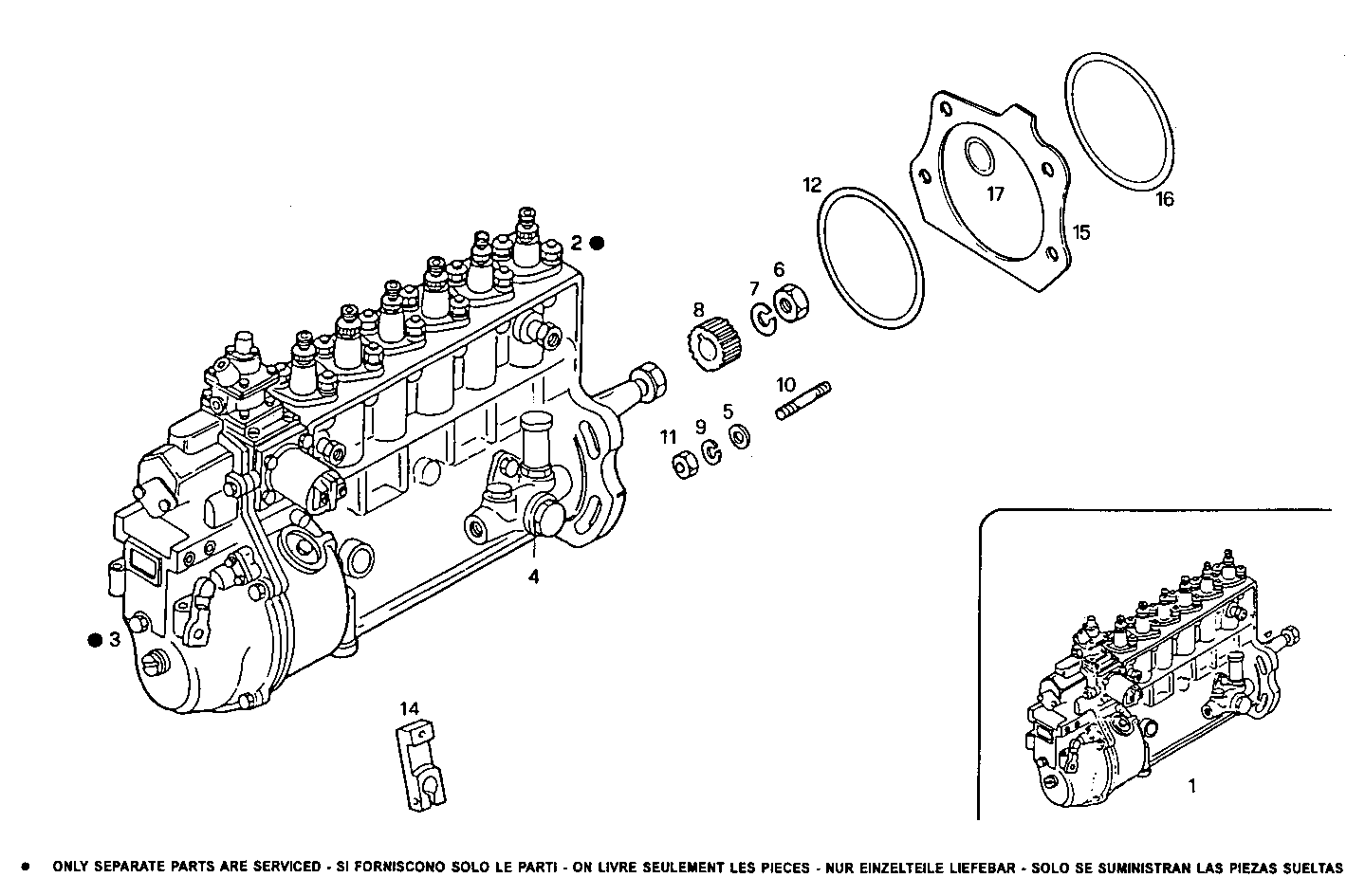 INJECTION PUMP ASSY parts diagram