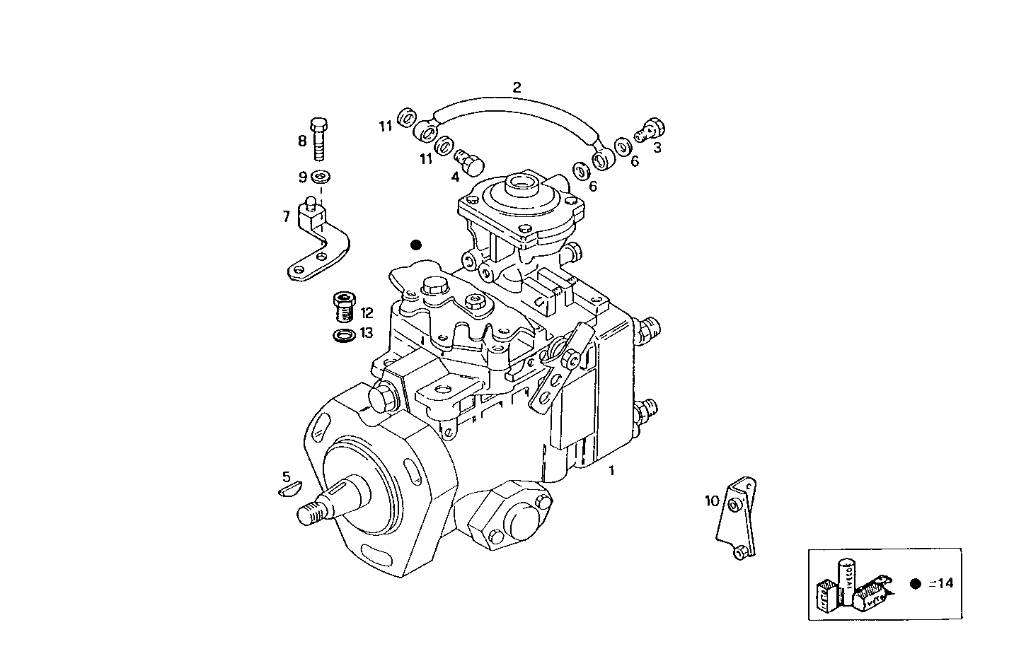 INJECTION PUMP ASSY parts diagram