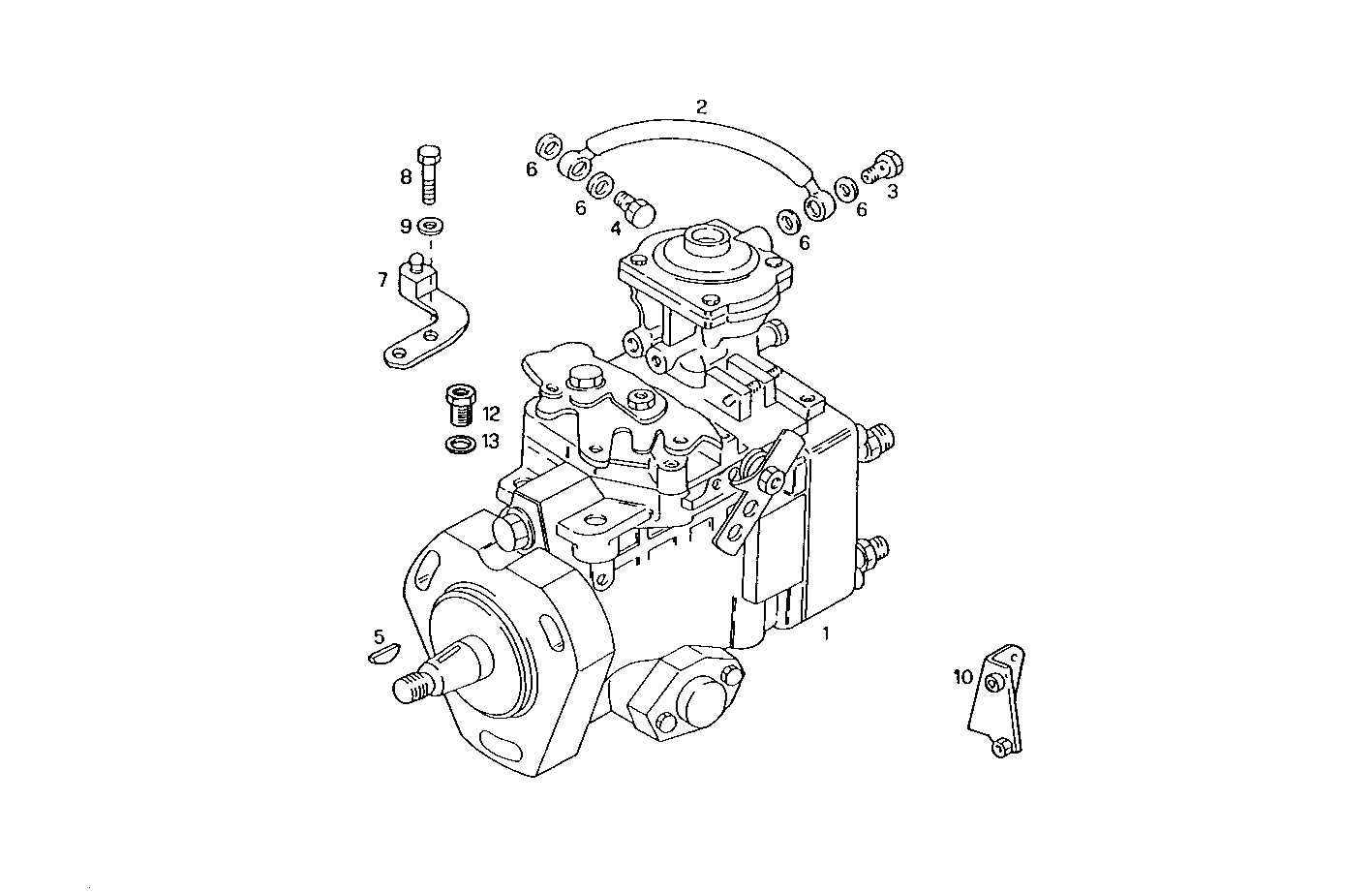 INJECTION PUMP ASSY parts diagram