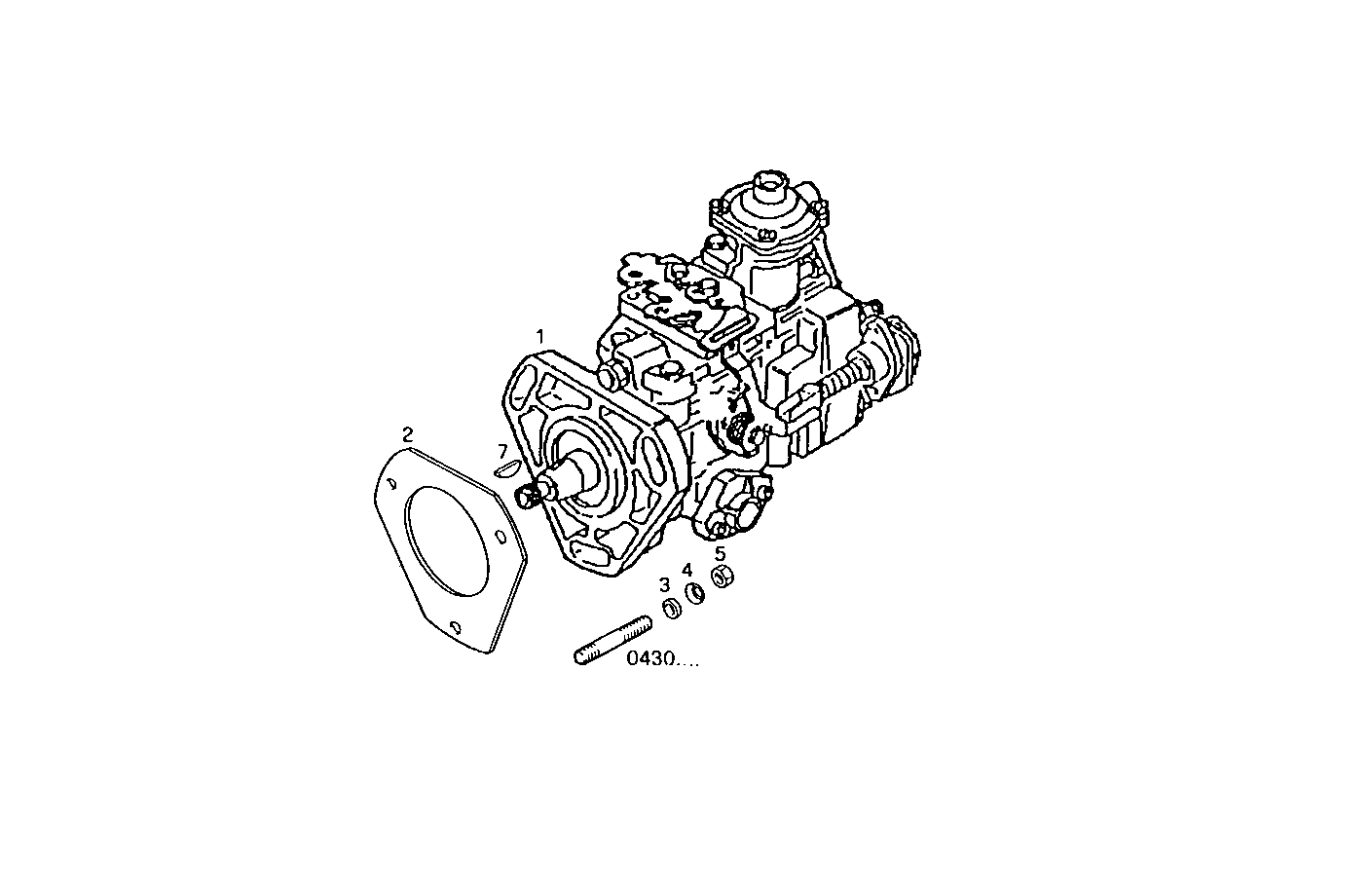 INJECTION PUMP ASSY parts diagram