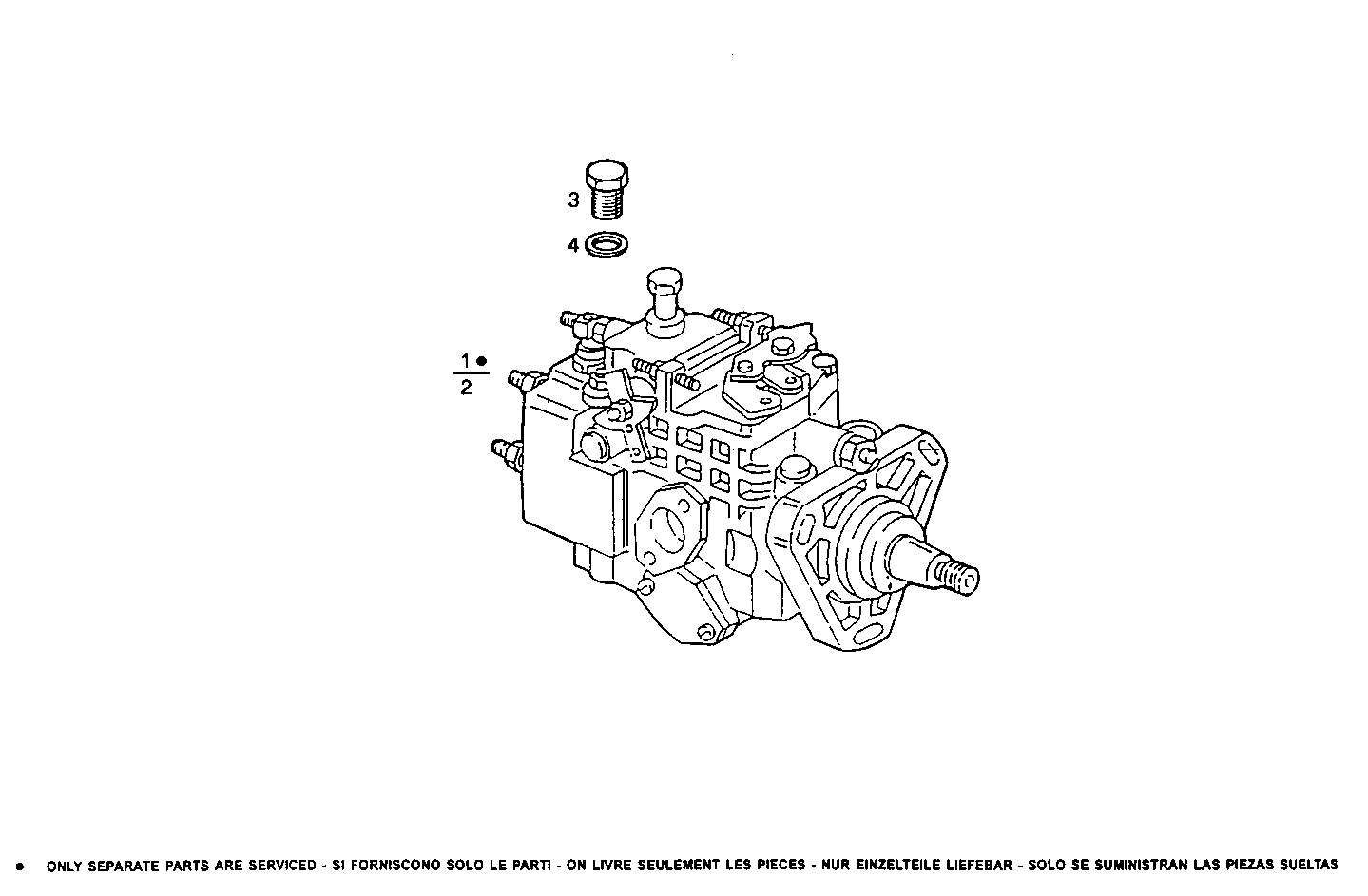 INJECTION PUMP ASSY parts diagram