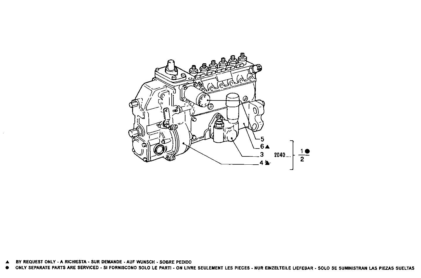 INJECTION PUMP ASSY parts diagram