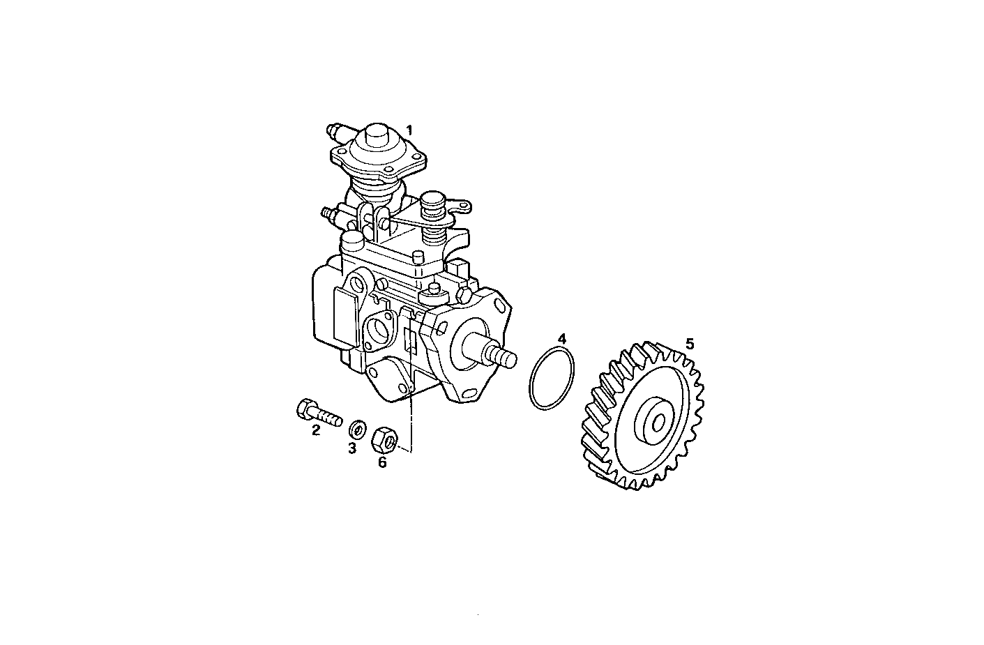 INJECTION PUMP ASSY parts diagram