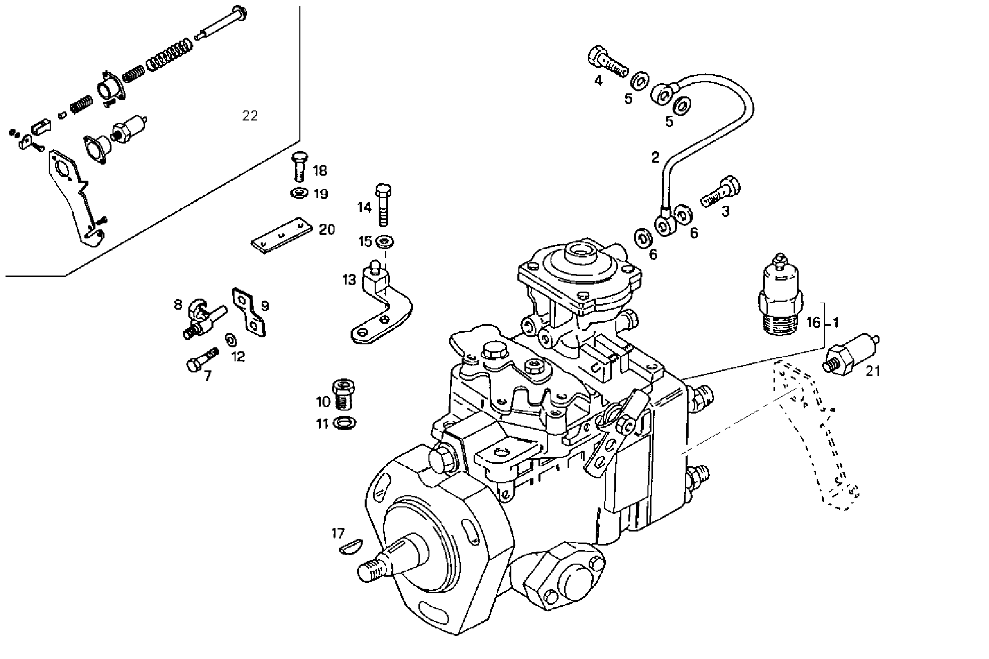 INJECTION PUMP ASSY parts diagram
