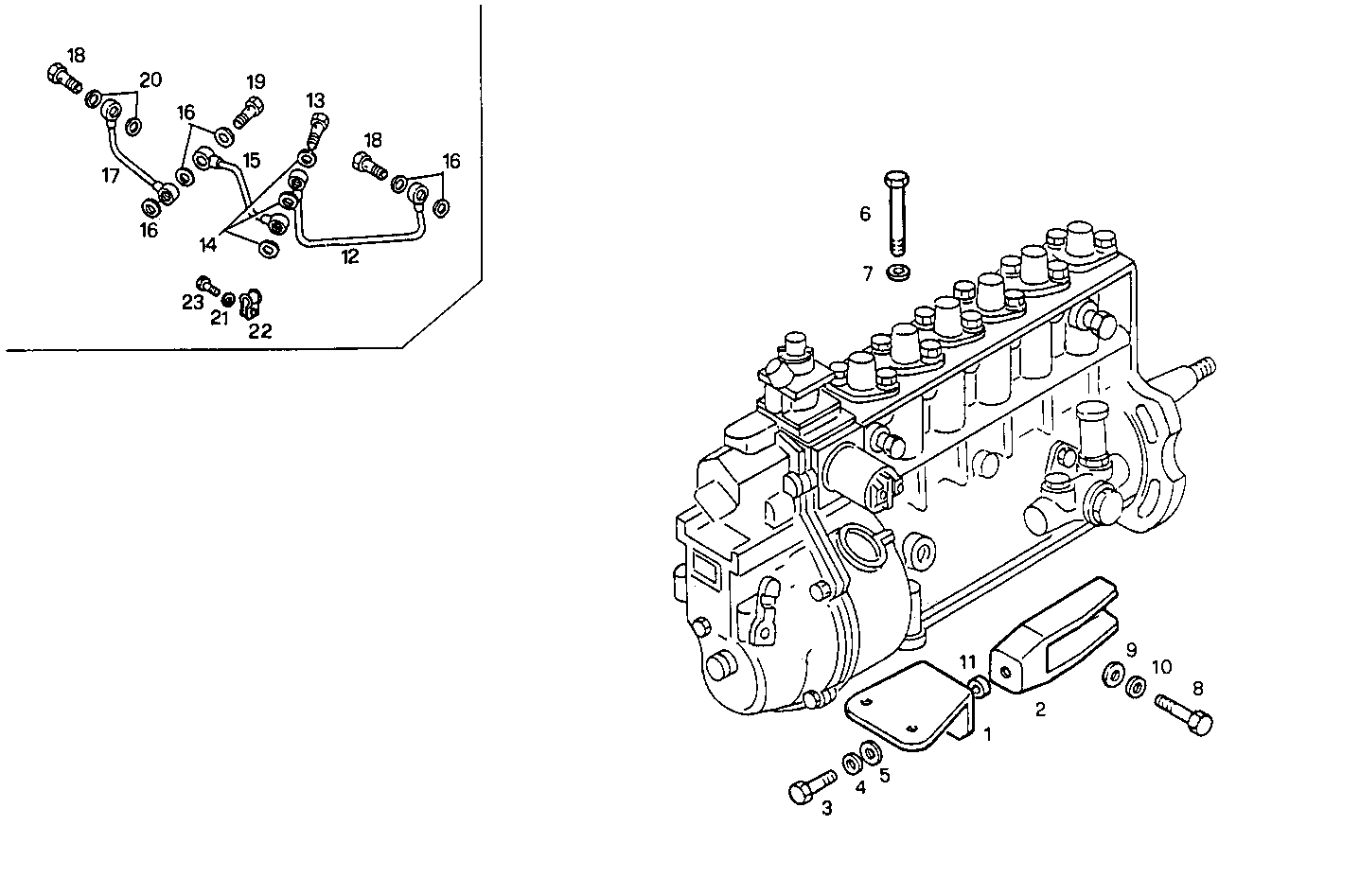 INJECTION PUMP ASSY parts diagram