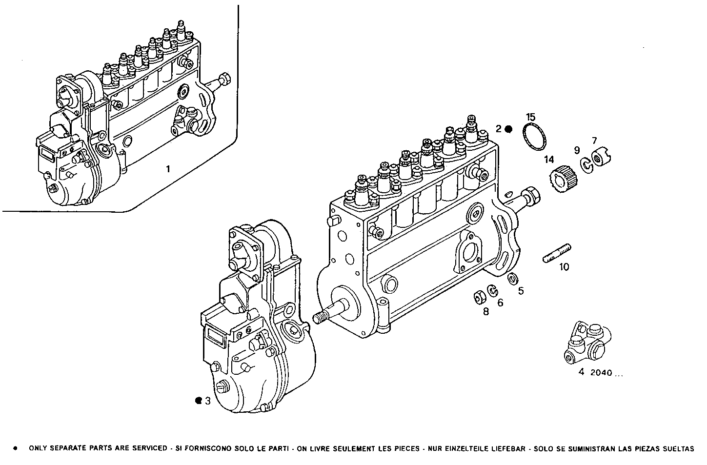 INJECTION PUMP ASSY parts diagram