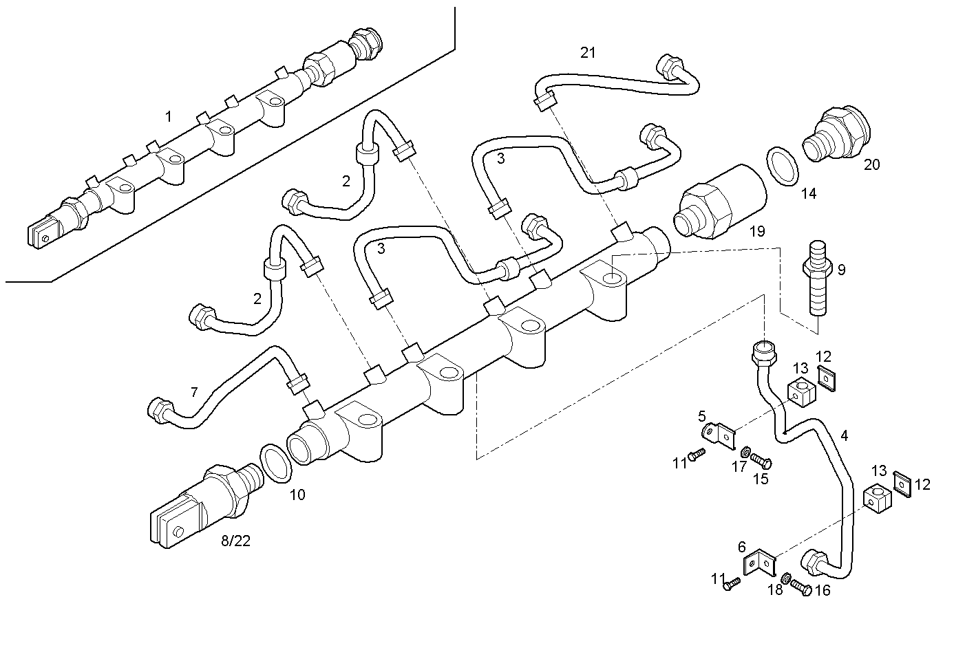 HYDRAUL. ACCUMULATOR parts diagram